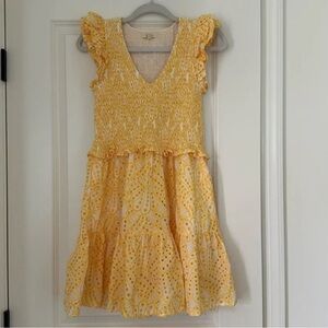 Charming Yellow Kids Dress